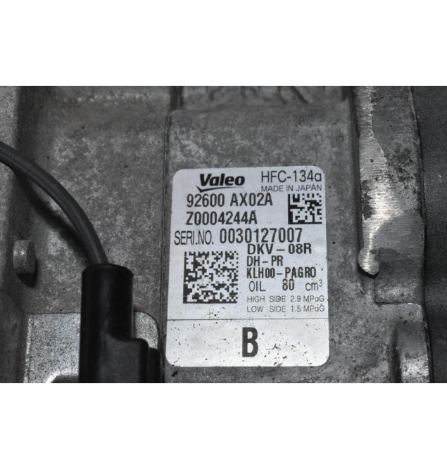 Κομπρεσέρ Aircondition Nissan Micra CR14 K12 2003-2010 92600AX02A