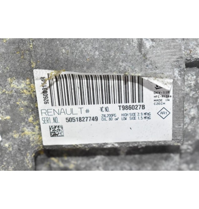 Κομπρεσέρ Aircondition - A/C Κλιματισμός Dacia Duster / Lodgy 1.5 K9K 2002-2020 926009154R (Renault)