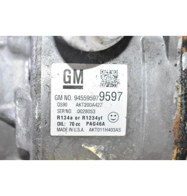 Κομπρεσέρ Aircondition - A/C Opel Mokka / Mokka X 1.6 CDTI 2012-2020 (Γνήσιο) 945595979597 94559597 AKT200A427 AKT011H403AS