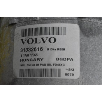 Κομπρεσέρ Aircondition - A/C Volvo V60 / S60 B4164T 2010-2015 31332616