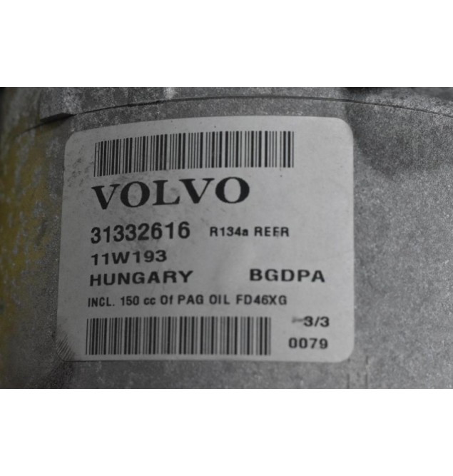 Κομπρεσέρ Aircondition - A/C Volvo V60 / S60 B4164T 2010-2015 31332616