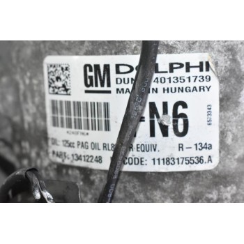 Κομπρεσέρ Aircondition A/C Opel Astra 1.7 A17DT 2010-2015 (Γνήσιο) (Meriva - Zafira - Corsa) 13412248 401351739 11183175536A