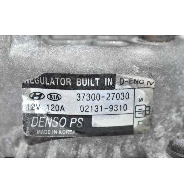 Δυναμό Hyundai Tucson / Sportage D4EB 2002-2010 37300-27030 120A