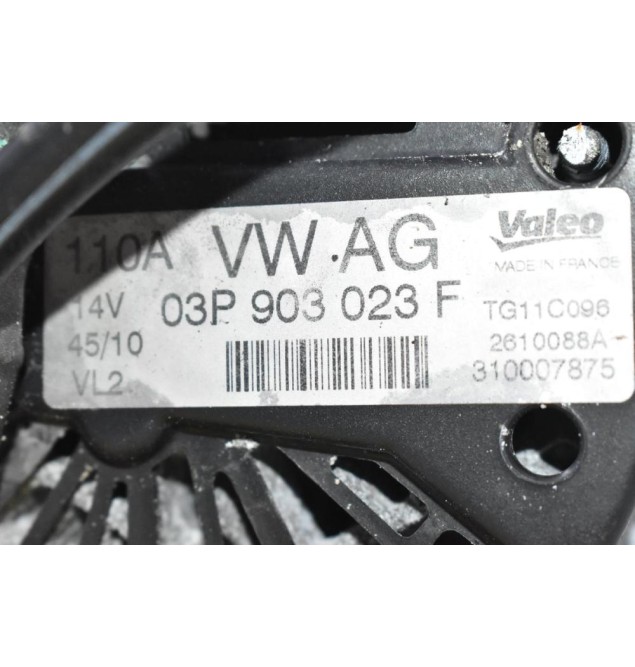 Δυναμός Volkswagen Polo / Seat Ibiza / Skoda Fabia 1.2 Tdi CFW 2006-2015 03P903023F TG11C096 110A