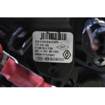 Δυναμός Dacia Duster / Lodgy 1.5 K9K 2010-2022 231005933R (Renault) 14v 65-125A (Γνήσιο)