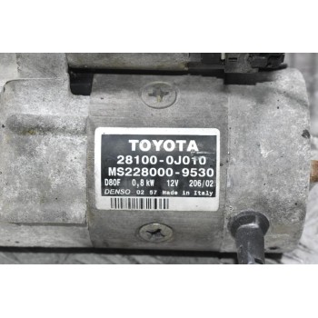 Μίζα Toyota Yaris 1SZ 1.3 1999-2005 DENSO 28100-0J010 MS228000-9530 (Γνήσια)