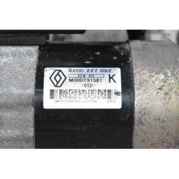 Μίζα Renault Clio - Megane - Scenic 1.5 DCi 2005-2015 8200227092 M000T91581 (Dacia Duster) ( Nissan Qashqai)