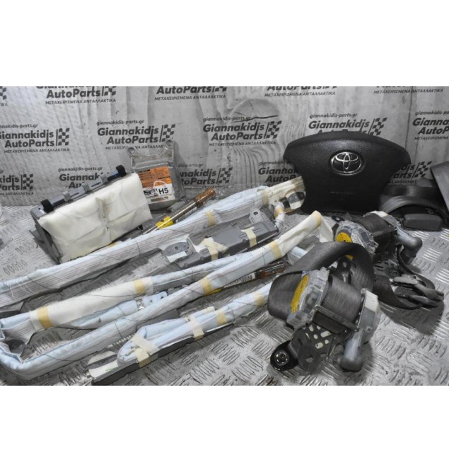 Σετ Αερόσακων Πλήρες Με Ζώνες Και Εγκέφαλο Toyota Hilux KUN 25 2005-2012 89170-0K090 TK-DAB-0056 7L7920-P