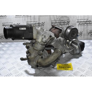 Turbo / Τουρμπίνα Διπλή Με Πολλαπλή Εξαγωγής Volkswagen Amarok 2.0 CSHA BiTurbo (Γνήσια) 2008-2020 03L145715M K04KP35-132B 53049700144 5304-0144 54351017774 (Λίγα Κενα)