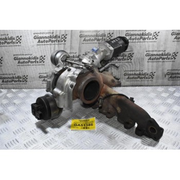 Turbo / Τουρμπίνα Διπλή Με Πολλαπλή Εξαγωγής Volkswagen Amarok 2.0 CSHA BiTurbo (Γνήσια) 2008-2020 03L145715M K04KP35-132B 53049700144 5304-0144 54351017774 (Λίγα Κενα)