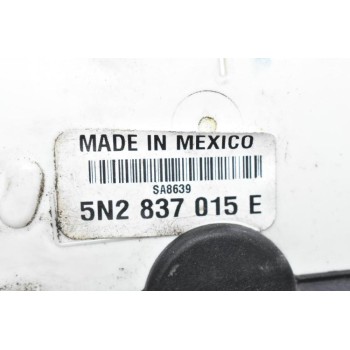 Κλειδαριά Πόρτας Εμπρός Αριστερά Volkswagen Amarok / Tiguan / Scirocco 2010-2022 5N2837015E (6pins) (Seat / Audi)