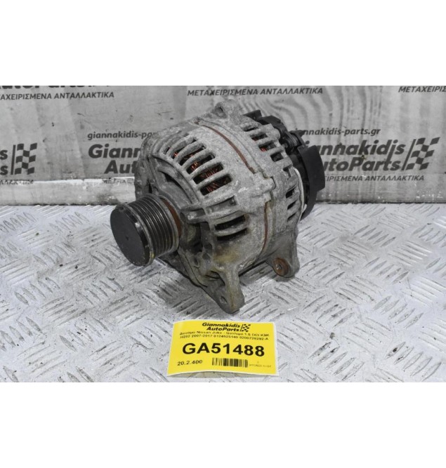Δυναμό Nissan Juke - Qashqai 1.5 DCI K9K H282 2007-2017 0124525140 8200728292-A