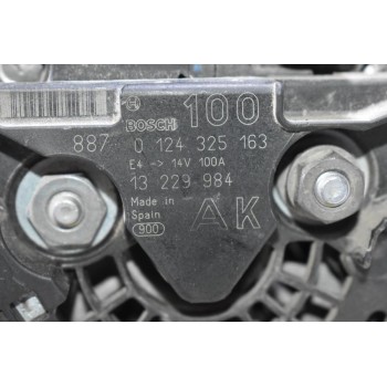Δυναμό Opel Corsa / Astra 1.4 Z14XEP 2000-2010 0124325163 13229984 100A