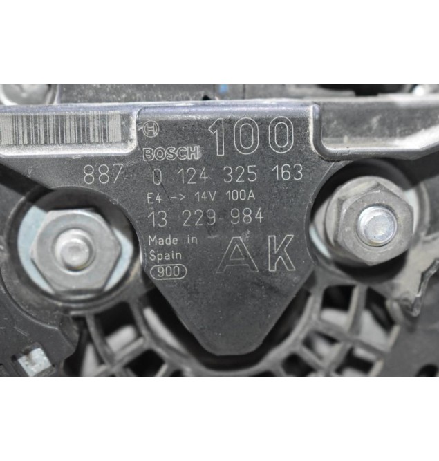 Δυναμό Opel Corsa / Astra 1.4 Z14XEP 2000-2010 0124325163 13229984 100A