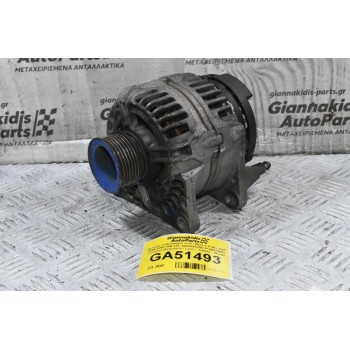 Δυναμό Volkswagen Golf / Bora 1.4 16v AXP 1995-2003 90A 14V 028903028D 0124325003 (Γνήσιο) (Seat Ibiza / Leon / Toledo - Skoda Octavia / Fabia)