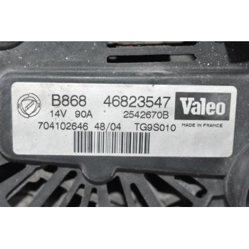 Δυναμό Fiat Panta - Grande Punto - Doblo 1.3 MTJ 90PS 188A8000 2005-2010 14V 90A 46823547 704102646 2542670B