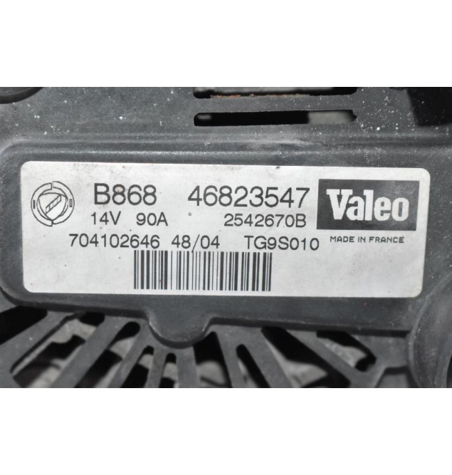 Δυναμό Fiat Panta - Grande Punto - Doblo 1.3 MTJ 90PS 188A8000 2005-2010 14V 90A 46823547 704102646 2542670B