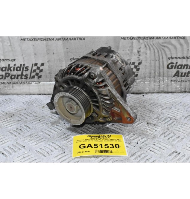 Δυναμό Mitsubishi L200 2.5 DID KB4 4D56U Safari 2005-2012 1800A007 A5TG0491ZT 90A