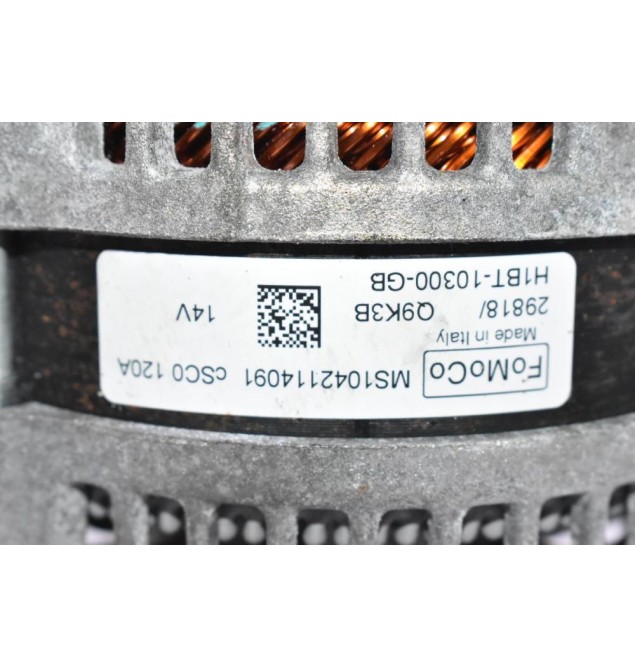 Δυναμός Ford Fiesta 1.0 Ecoboost 101PS SFJP 2017-2023 120A 14V H1BT-10300-GB MS1042114091 (Γνήσιος)