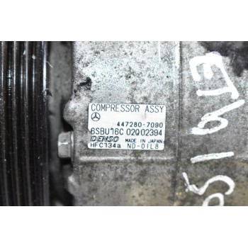 Κομπρεσέρ Aircondition A/C Mercedes-Benz E220 W212 W204 R172 Vito 651913 2007-2015 447280-7090 6SBU16C