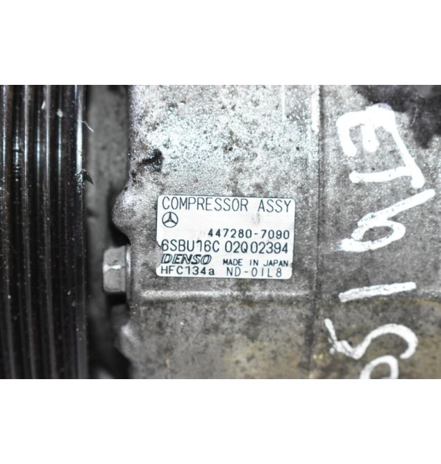 Κομπρεσέρ Aircondition A/C Mercedes-Benz E220 W212 W204 R172 Vito 651913 2007-2015 447280-7090 6SBU16C