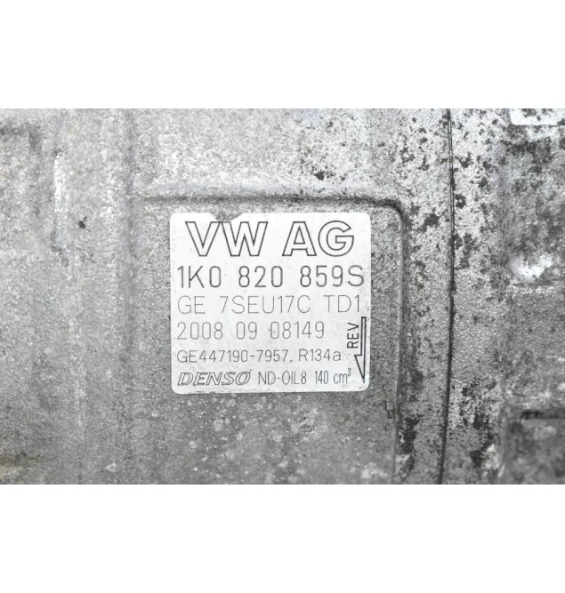 Κομπρεσέρ Aircondition - A/C Volkswagen Golf 1.4 TSI 2005-2015 1K0820859S  447190-7957 (Beetle Polo) (Skoda - Audi - Seat)