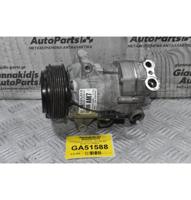 Κομπρεσέρ Aircondition - A/C Opel Astra J 1.6 B16DTL CDTI 2014-2019 DELPHI 401351739 13450516