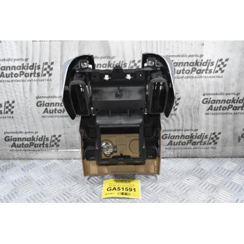 Πάνελ Κονσόλας Με Αναπτήρα Και Αεραγωγούς Porsche Cayenne 958 2010-2018 7P5863440B 7P5819204 7P5819203 (Γνήσιο) (Πίσω Μερος)