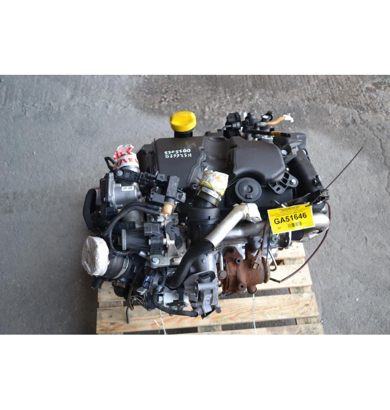 Κινητήρας - Μοτέρ Renault Captur / Clio 1.5d K9K629 2013-2021 (Turbo 144119263R,Μπεκ 0445110652,Αντλια 0445010704)