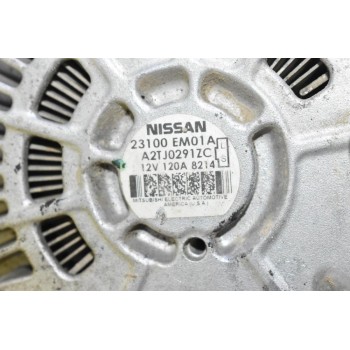 Δυναμό Nissan Qashqai / Tiida 2007-2012 23100EM01A A2TJ0291ZC (Γνήσιο) 12v 120A