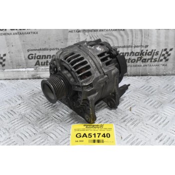 Δυναμό Volkswagen Golf 1.9 TDI 1998-2005 037903025Μ 90A 14V (Audi / Skoda / Seat )