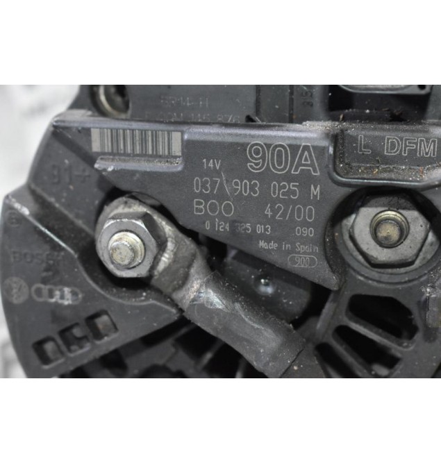 Δυναμό Volkswagen Golf 1.9 TDI 1998-2005 037903025Μ 90A 14V (Audi / Skoda / Seat )