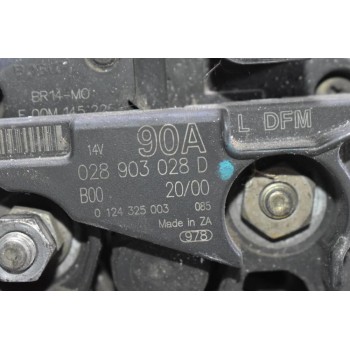 Δυναμό Volkswagen Golf / Bora 1995-2003 90A 14V 028903028D 0124325003 (Γνήσιο) (Seat Ibiza / Leon / Toledo - Skoda Octavia / Fabia)