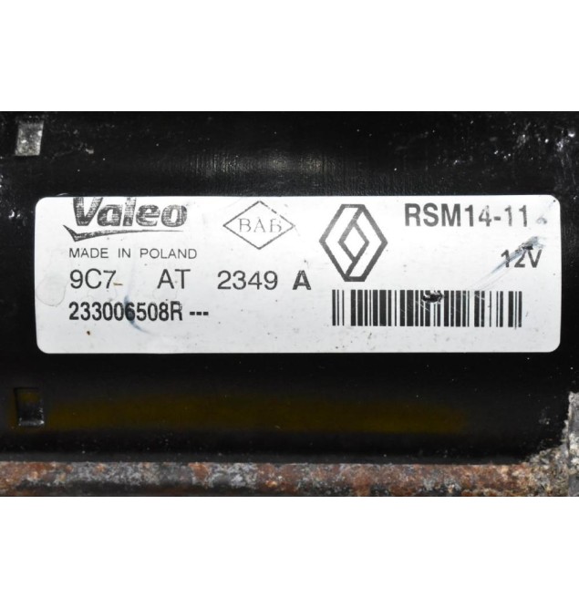 Μίζα Renault Kangoo / Clio / Captur 1.5 dCi K9K 625 2002-2020 2330006508R (Nissan - Dacia)