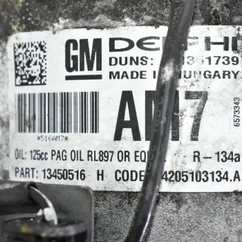Κομπρεσέρ Aircondition - A/C Opel Astra J 1.6 B16DLT 2009-2015 DELPHI 401351739 13450516