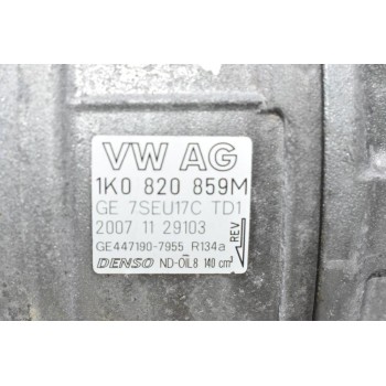 Κομπρεσέρ Aircondition Volkswagen Golf / Passat 1.4 TSI 2008-2013 DENSO 1Κ0820859Μ GE447190-7955 (Seat Skoda Audi)
