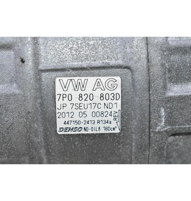 Κομπρεσέρ Aircondition A/C Volkswagen Touareg / Porsche Cayenne 3.0 TDI 262PS CVV 2014-2020 (Γνήσιο) 7P0820803D 447150-2413