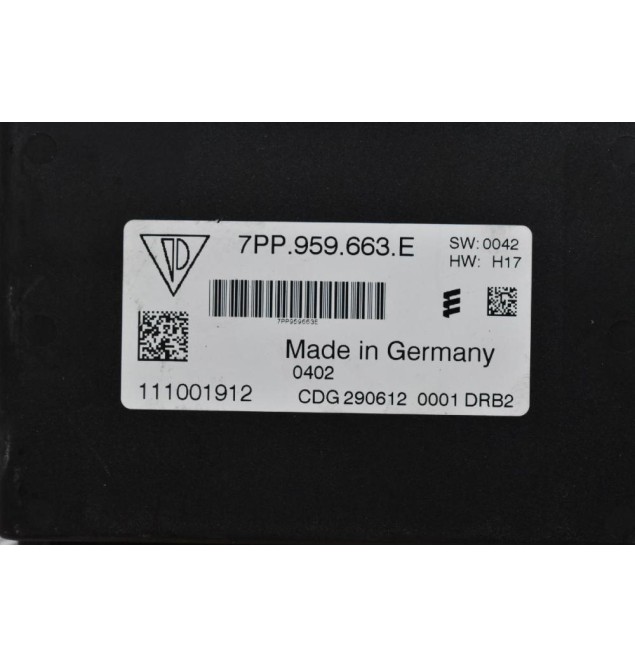 Πλακέτα / Εγκέφαλος Start - Stop Porsche Cayenne 958 2010-2018 7PP959663E (Γνήσιο) (Panamera) (Μετατροπέας Ροπής Τασης)