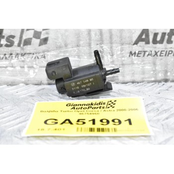 Βαλβίδα Turbo Opel Corsa / Astra 2000-2006 46754960