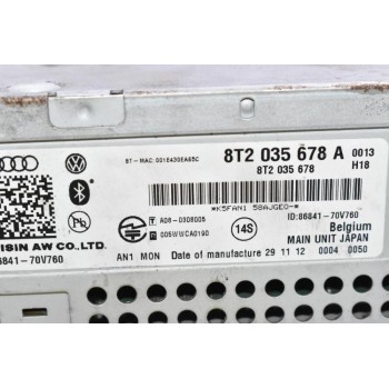 Ράδιο-CD Audi A4 A5 Q5 2006-2016 8T2035678A (Γνήσιο) (Bluetooth)