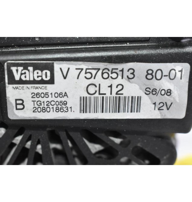 Δυναμό Mini Cooper / Clubman 1.6 2006-2013 V757651380-01 (Γνήσιος) (Peugeot 207 / 308 - Citroen C4)