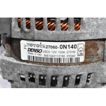 Δυναμό Toyota Yaris - Corolla - Auris 1ND 2005-2012 DENSO 27060-0N140 MS1042113780 100A