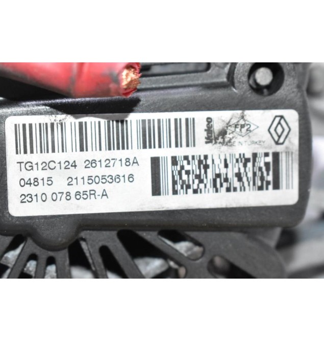 Δυναμό Nissan Juke - Qashqai 1.5 DCI K9K 2010-2017 231007865R-A TG12C124 (Renault Clio)