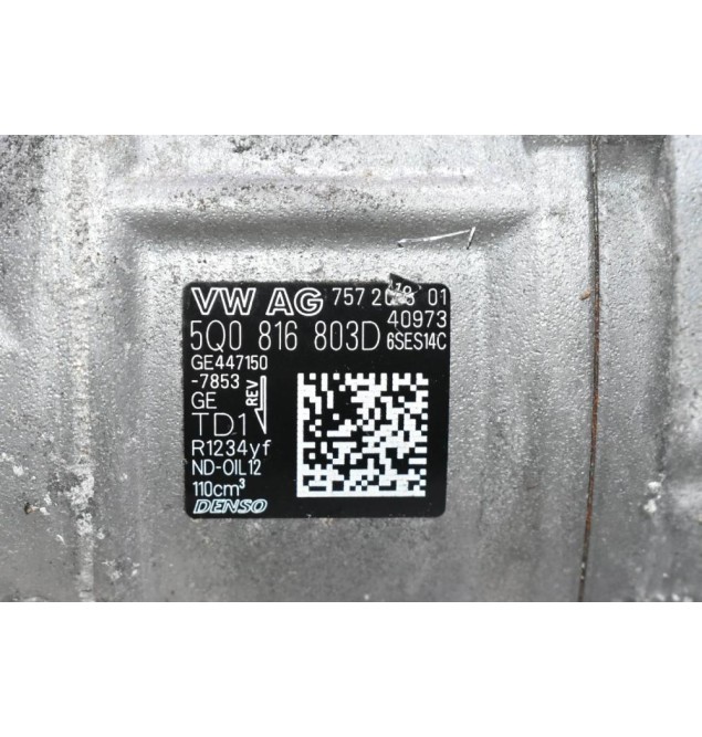 Κομπρεσέρ Aircondition - A/C Seat Leon / Ibiza CHZ 2008-2015 5Q0816803D (Volkswagen / Audi / Skoda) (Γνήσιο)