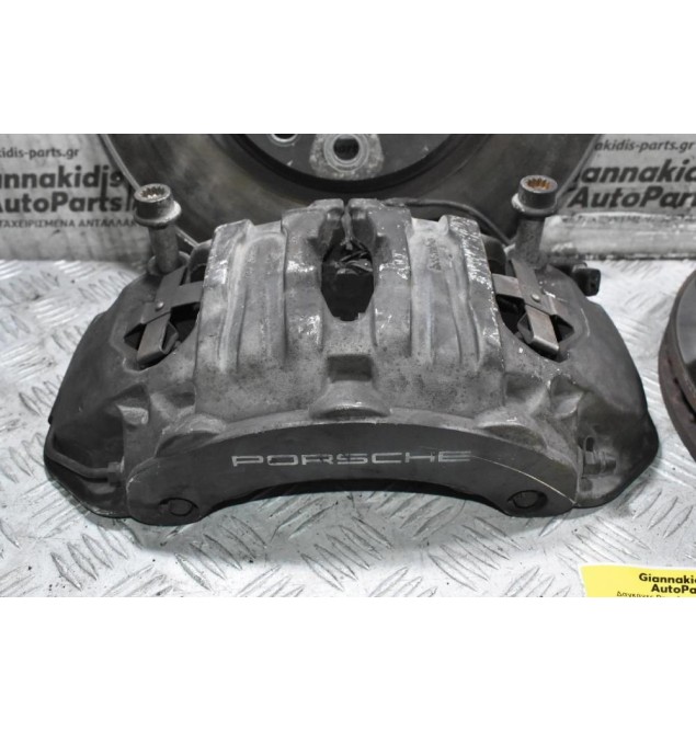 Δαγκάνες Brembo + Δίσκοι Porsche Cayenne 958 2010-2020 7PP615123 (Γνήσια) (Δίσκοι 350x35)