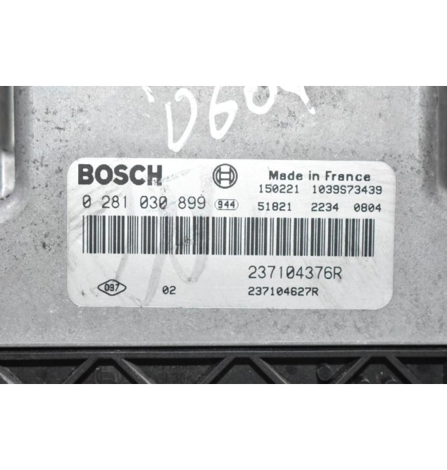 Εγκέφαλος Renault Clio / Kangoo / Captur 1.5 2010-2016 237104376R 0281030899 237104627R