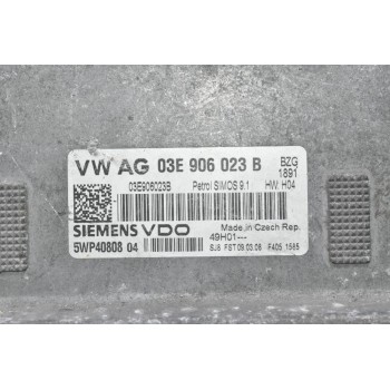 Εγκέφαλος Skoda Fabia 1.2 2000-2012 SIEMENS 03E906023B 5WP40808 (Volkswagen Polo / Seat Ibiza)