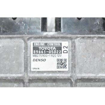 Εγκέφαλος Toyota Avensis 2.0 D4D 2008-2013 89661-05D22 MB275900-1920