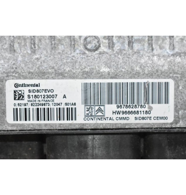 Εγκέφαλος Citroen DS4 1.6 HDI 2007-2020 9678628780 HW9666681180 SID807EVO S180123007 (Peugeot 308 508 3008)