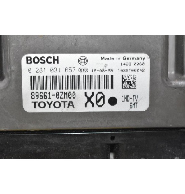 Εγκέφαλος Toyota Auris 1.4D 2010-2020 89661-0ZM00 0281031657 1039T00042